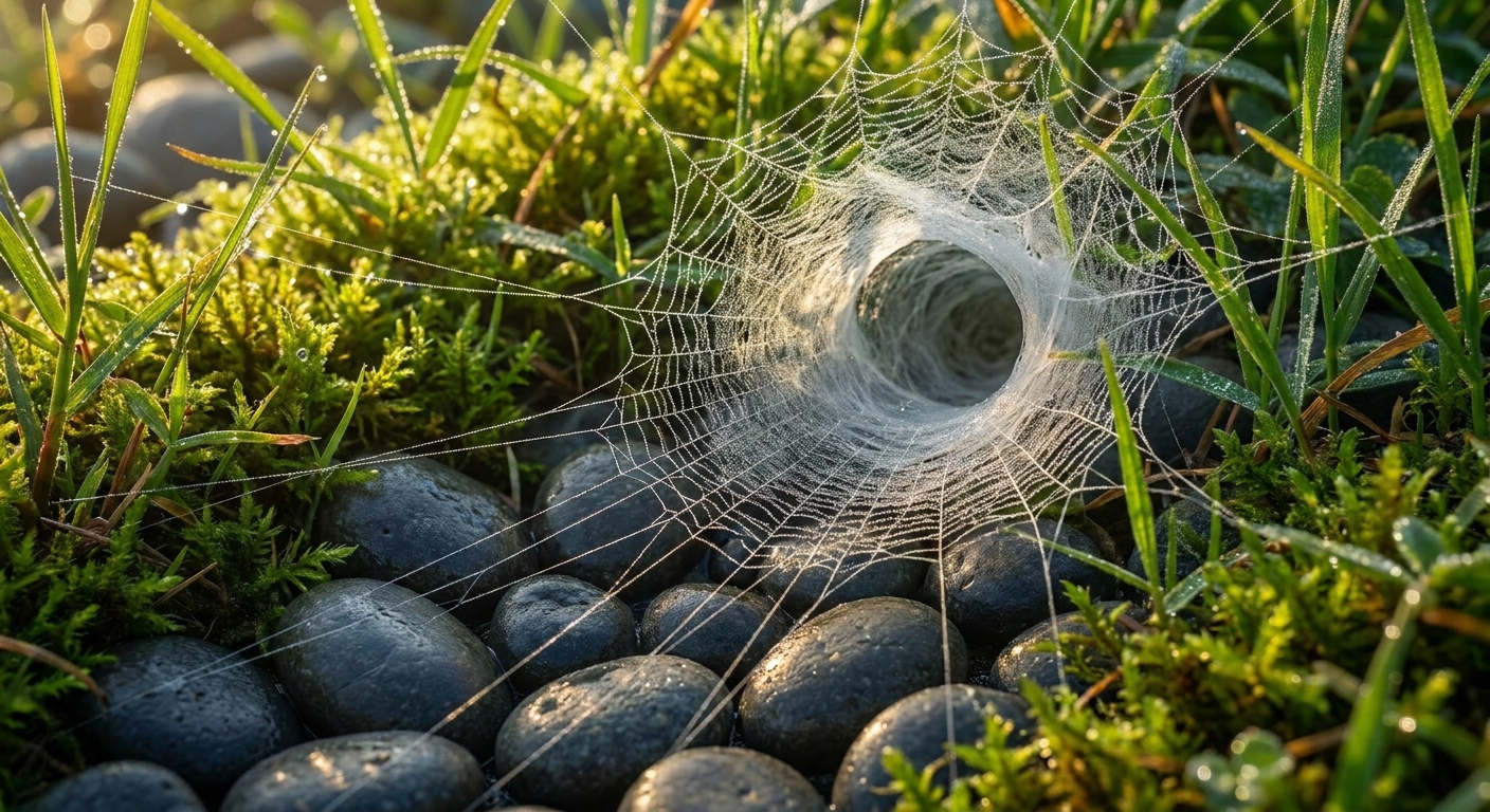 how to identify a funnel web hole