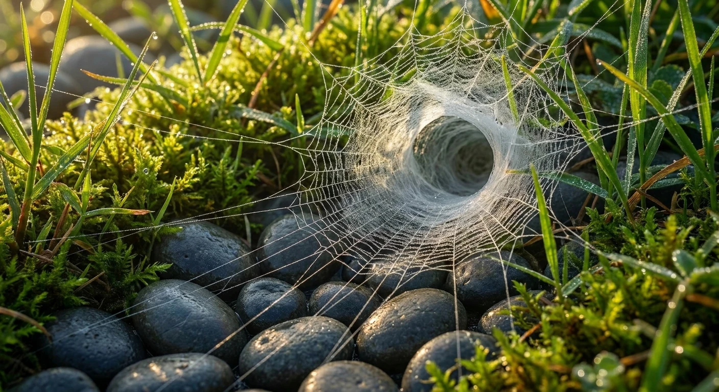 how to identify a funnel web hole
