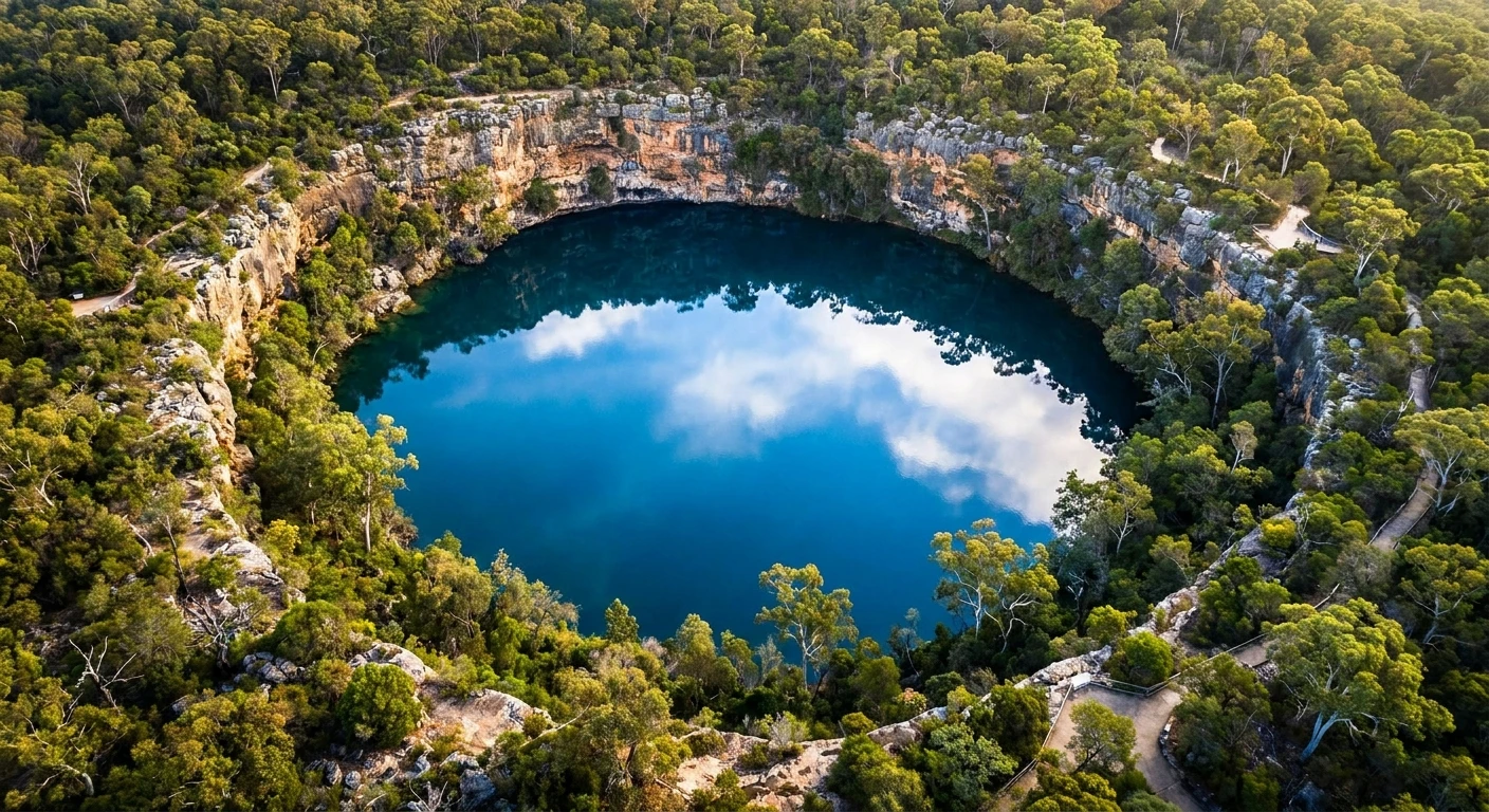 little blue lake mount gambier