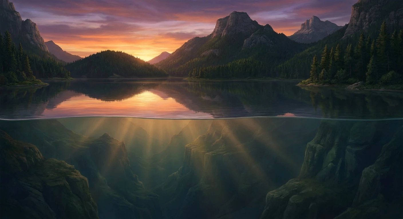 how deep is lake george